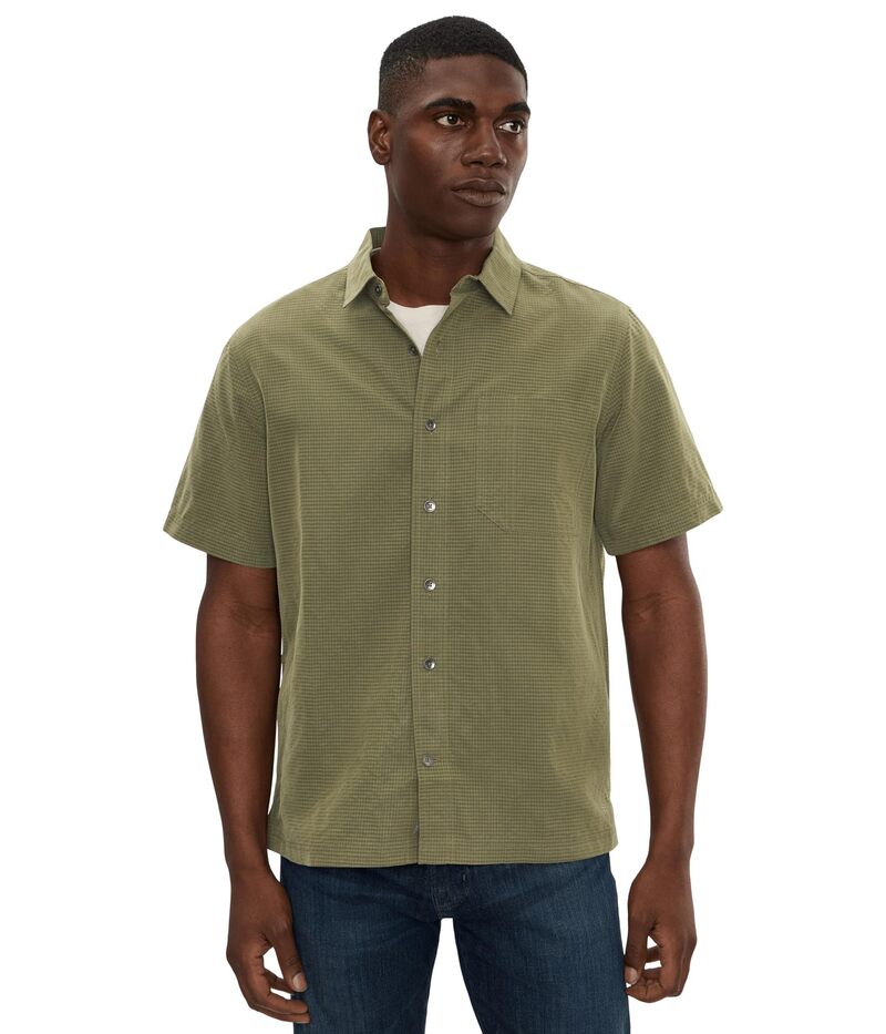 ロイヤルロビンズ メンズ トップス シャツ Royal Robbins Desert Pucker Dry Short Sleeve Olive オリーブ