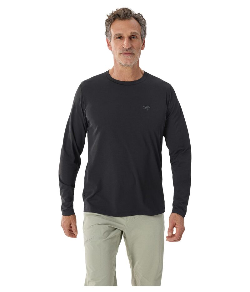 アークテリクス メンズ トップス シャツ Arc'teryx Cormacrew Long Sleeve Shirt Black ブラック