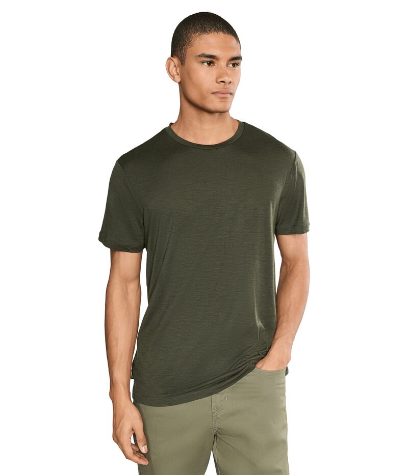 アイスブレーカー メンズ トップス シャツ Icebreaker Merino 150 Tech Lite Short Sleeve Tee Dark Loden