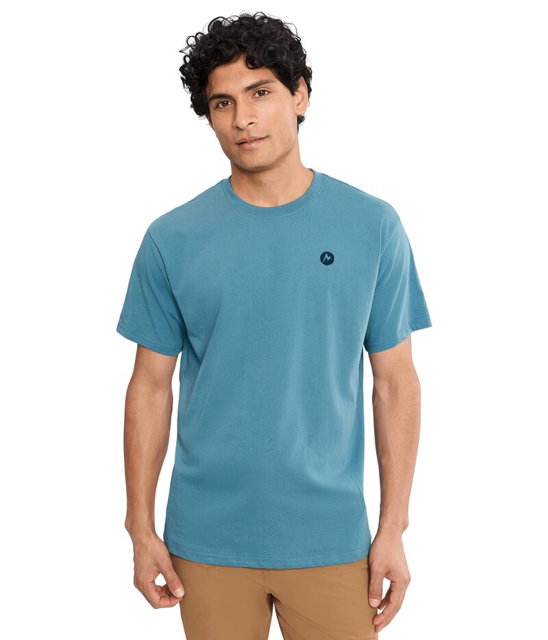 モルモット メンズ トップス プルオーバー Marmot Mountain Bike Marty Tee Short Sleeve Summer Storm