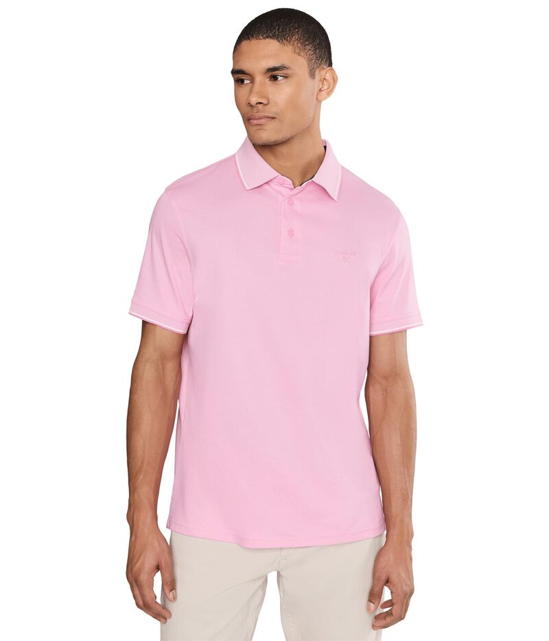 バブアー メンズ トップス シャツ Barbour Heydon Performance Polo Shirt Pink ピンク 21,586円