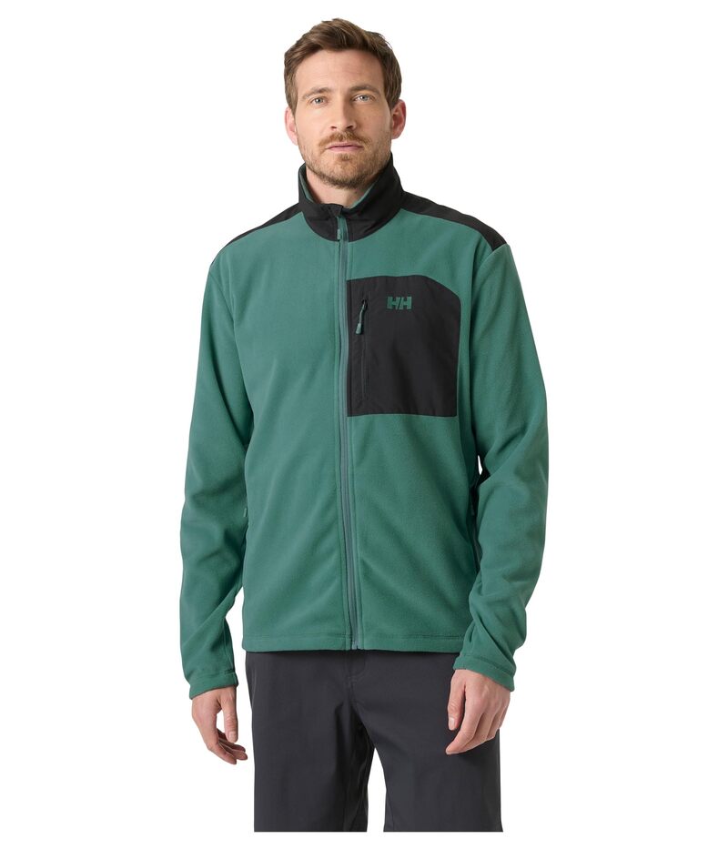 ヘリーハンセン メンズ アウター 厚地の外套 フリース 上衣 Helly Hansen Fleece Jacket Opal Green 緑であること コート・ジャケット-メンズファッション