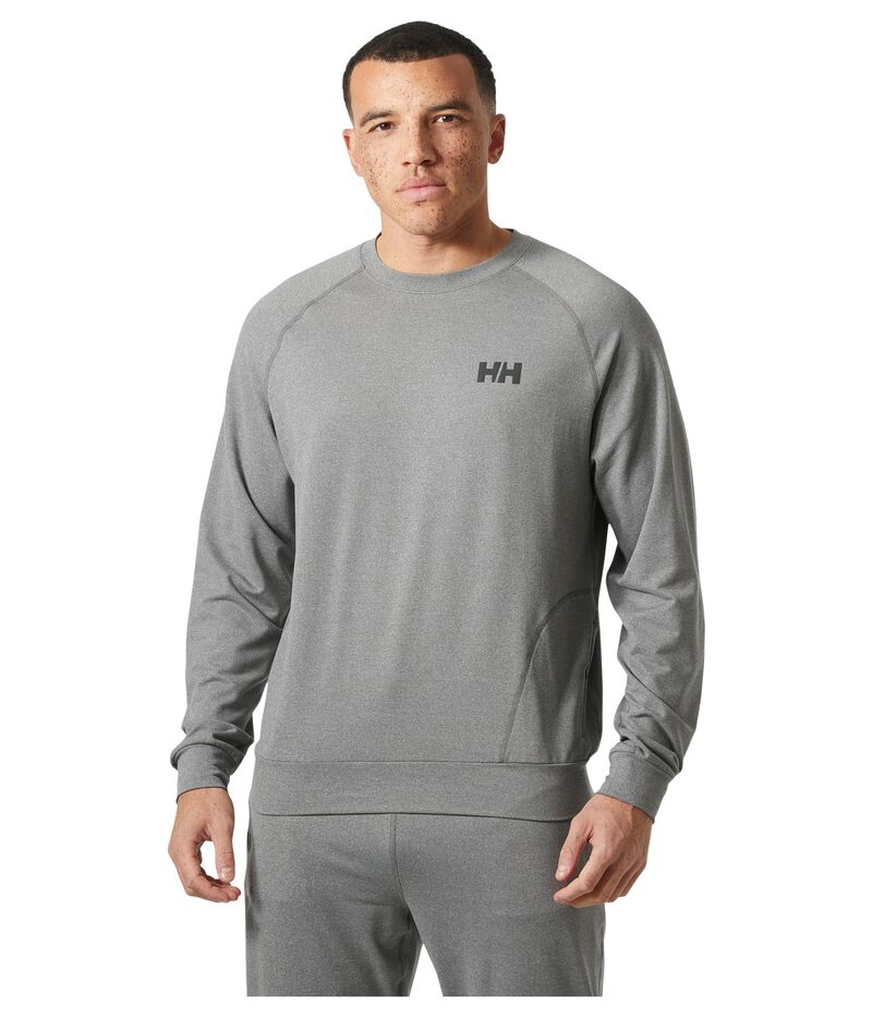 ヘリーハンセン メンズ アウター パーカー・スウェット 労働者の一団のど首 Helly Hansen Crew Neck Ebony Melange