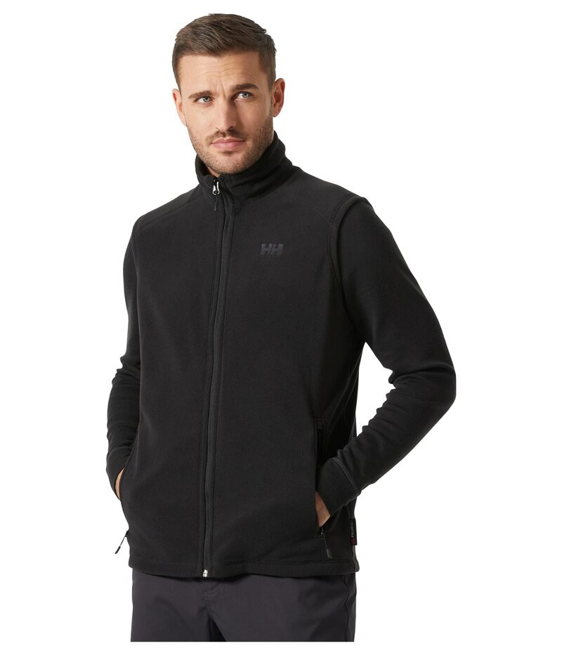 ヘリーハンセン メンズ アウター 厚地の外套 限りない フリース Helly Hansen Daybreaker Fleece Vest Black 黒いこと