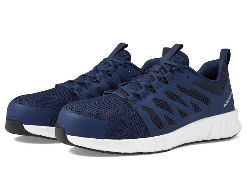 リーボック メンズ シューズ スニーカー Reebok Work Fusion Flexweave Work EH Comp Toe Navy ネイビー