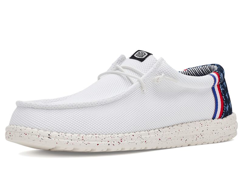 ヘイデュード メンズ シューズ スニーカー Hey Dude Wally Americana White/Multi 白いこと