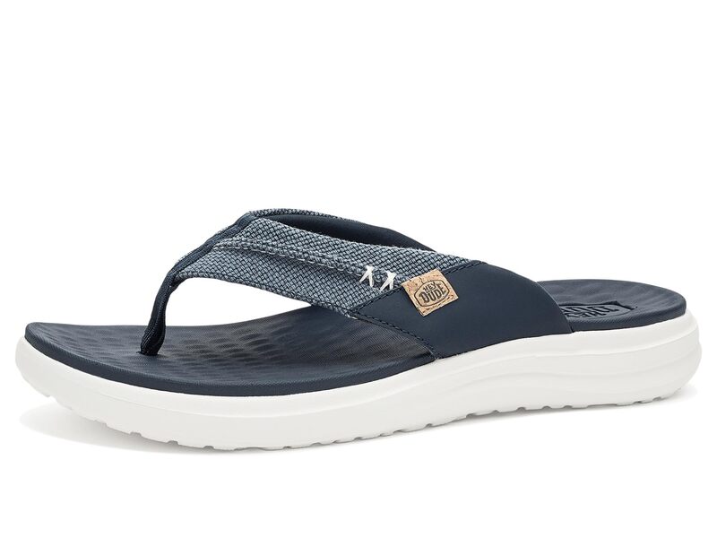 ヘイデュード メンズ シューズ サンダル Hey Dude Finn Flip Braided Navy ネイビー