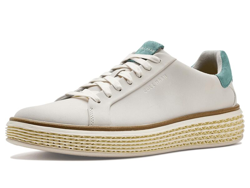 電話を掛けるハーン メンズ シューズ スニーカー Cole Haan Grandpro Court Skyweave Ivory Nubuck/Tr 象牙色 メンズ靴-スニーカー