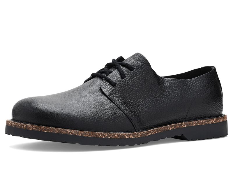 ビルケンシュトック メンズ シューズ オックスフォード レース レザー Birkenstock Uppsala Low Lace Up - Leather Black ブラック