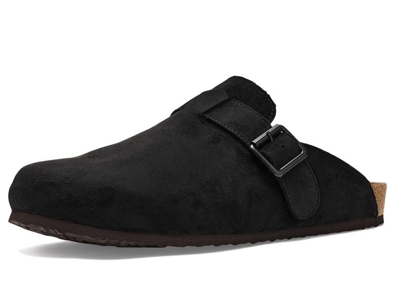 スティーブ マデン メンズ シューズ サンダル Steve Madden Clog Black Suede ブラック