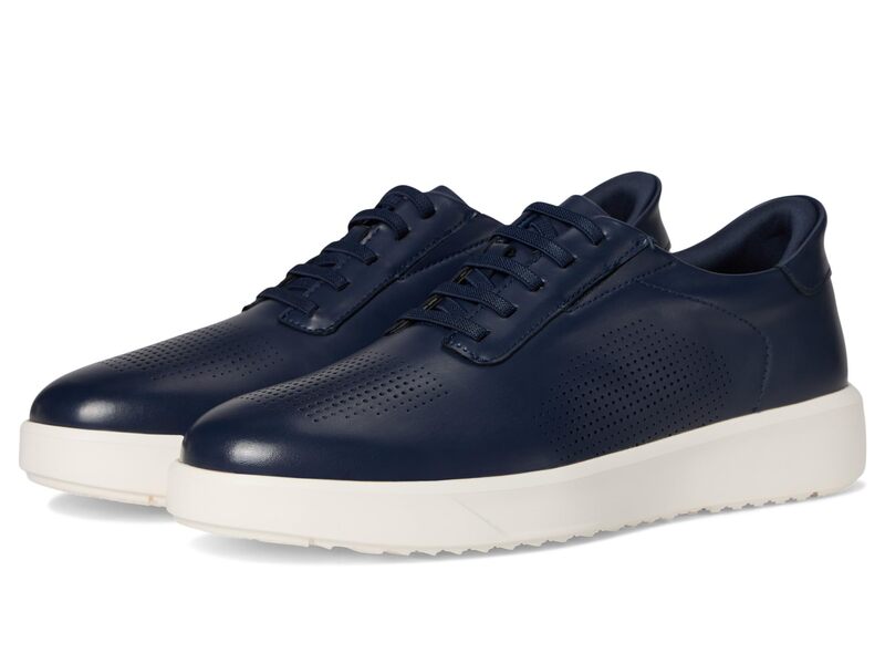 マークジョセフニューヨーク メンズ シューズ オックスフォード スニーカー Marc Joseph New York Harboroad Sneaker (Hands Free Technology) Navy Napa Leath ネイビー