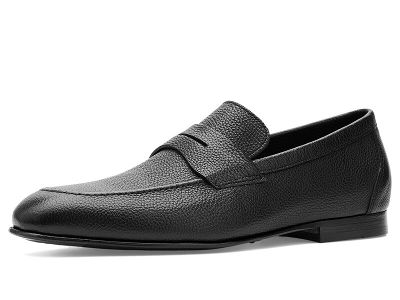 ジョンストンアンドマーフィー メンズ シューズ スリッポン・ローファー Johnston \u0026 Murphy Higgins Penny Loafers Black Full Grai 黒いこと