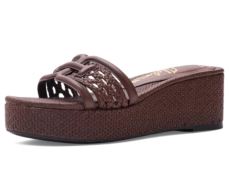 サムエデルマン レディース シューズ 踵 Sam Edelman Pauleena Weave Terazzo Brown 赤銅色