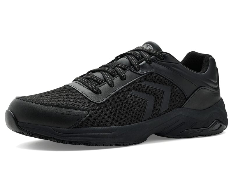 お医者さん・肩かけ メンズ シューズ スニーカー スポーツジャケット Dr. Scholl\u0027s Blazer Work Service Shoes Black Leather 黒いこと