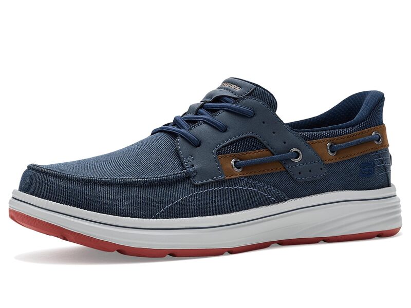 スケッチャーズ メンズ シューズ スニーカー SKECHERS Troutt - Davey Navy 米国海軍