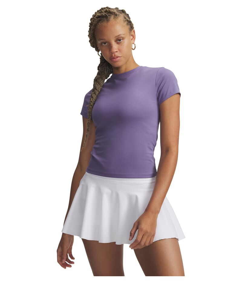 アンダーアーマー レディース トップス シャツ Under Armour Motion Fitted Short Sleeve T-Shirt Purple Luxe/Pur パープル