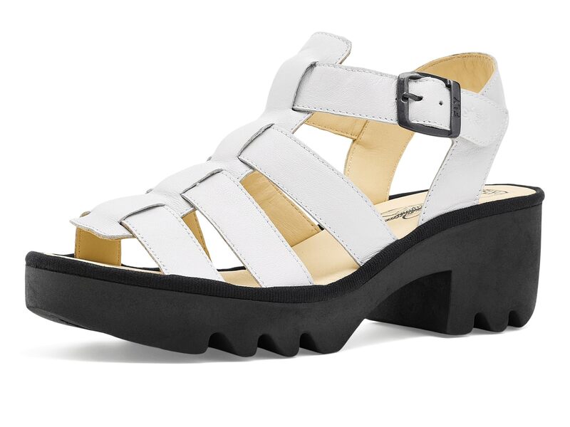 飛球英国の首都 レディース シューズ 踵 FLY LONDON Terf614fly White 白いこと