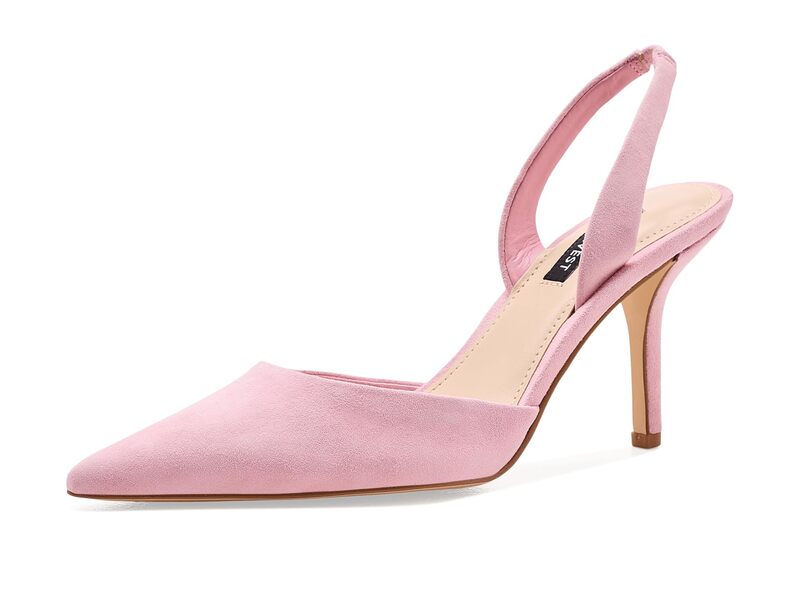 ナインウェスト レディース シューズ 踵 Nine West Paytie Light Pink Sued サクラ色