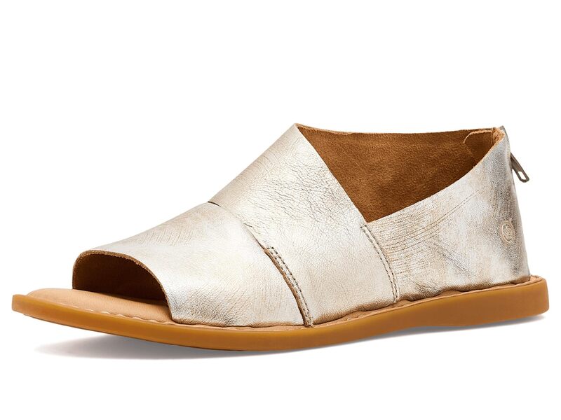 ボーン レディース シューズ 踵 Born Mila Light Gold/Pann ゴールド
