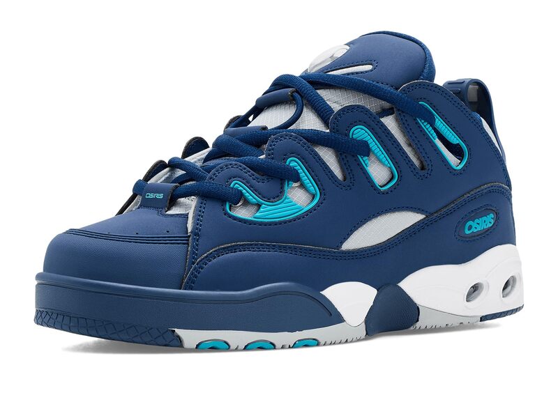 オサイラス メンズ シューズ スニーカー Osiris D3 E Navy/Grey/Blue 薄墨色