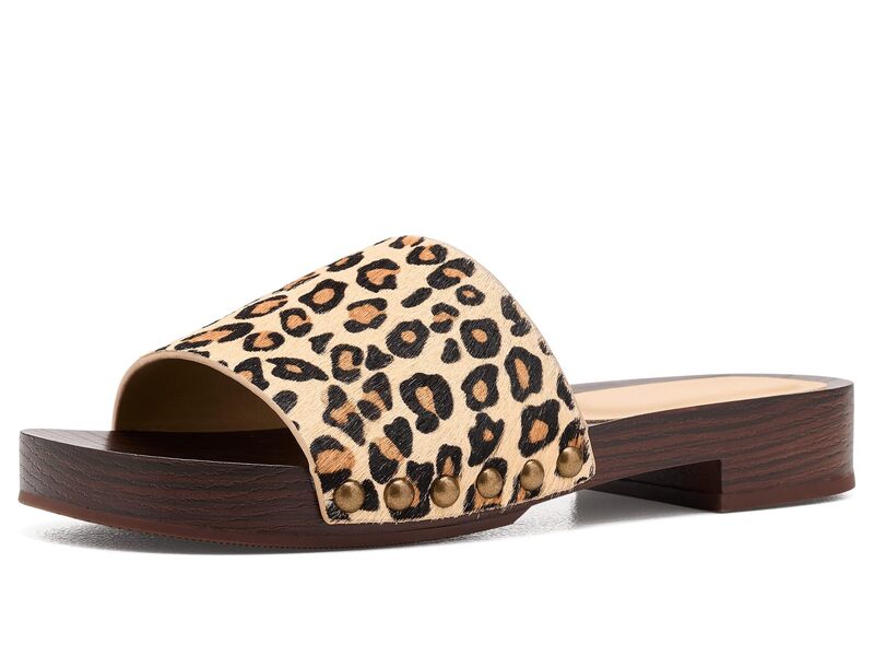 ミア レディース シューズ 踵 MIA Lanell-P Leopard Print 毛の荒物
