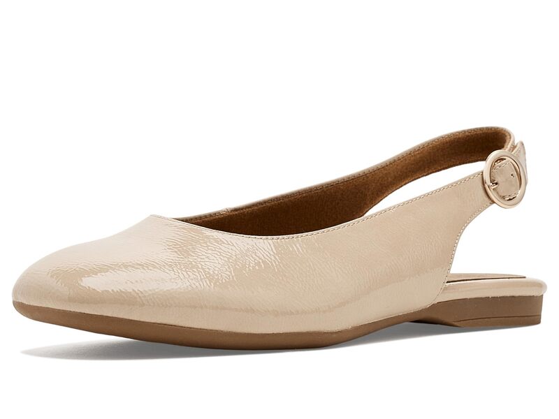 ユーロホンブルグ帽 レディース シューズ 踵 EuroSoft Kelsa Beige Patent ベージュ