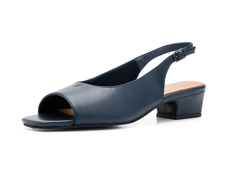 トロッターズ レディース シューズ 踵 サンダル Trotters Dawn Sandals Navy 米国海軍