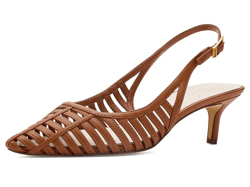 フランコサルト レディース シューズ 踵 Franco Sarto Kate Slingback Brown 赤銅色