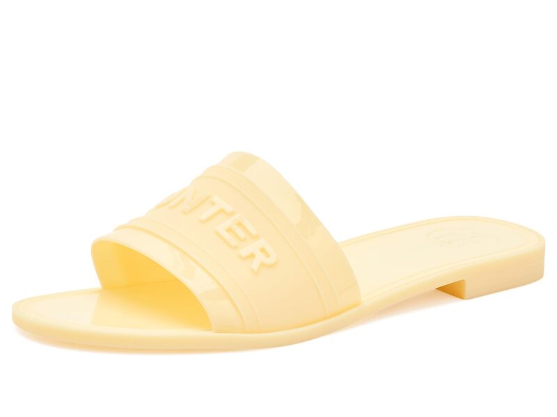 山立ち レディース シューズ サンダル Hunter Marina Yellow 黄色