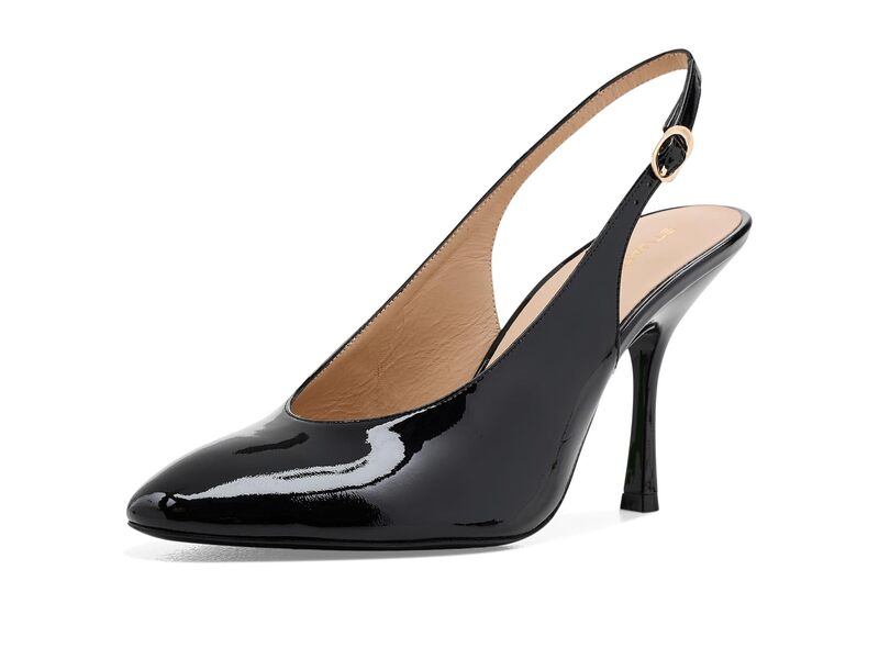 スチュアート ワイツマン レディース シューズ 踵 Stuart Weitzman Madison Slingback 85 Black 黒いこと