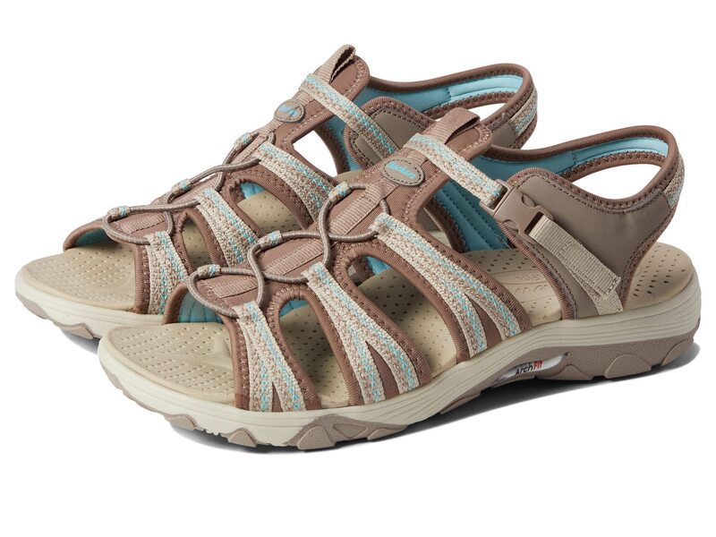 スケッチャーズ レディース シューズ サンダル SKECHERS Arch Fit Reggae Dark Taupe トープ