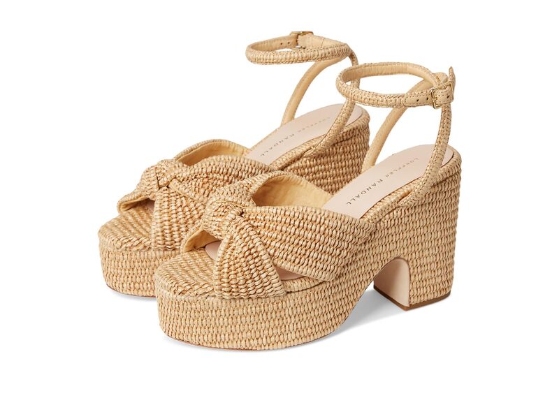 ロフラー 幽客ダル レディース シューズ 踵 プラットホーム サンダル Loefflerandall Chunky Platform Sandals Natural
