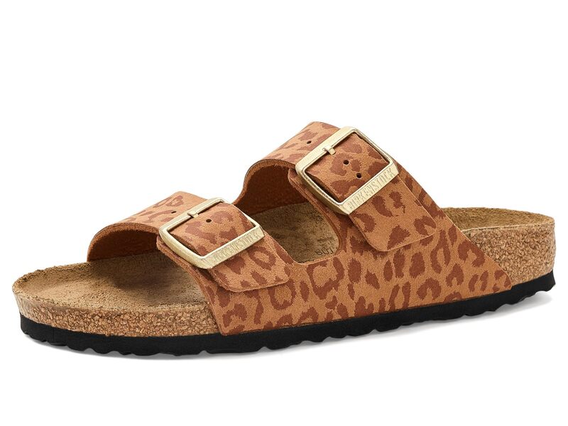ビルケンシュトック レディース シューズ サンダル Birkenstock Arizona - Leo Pecan 靴-サンダル