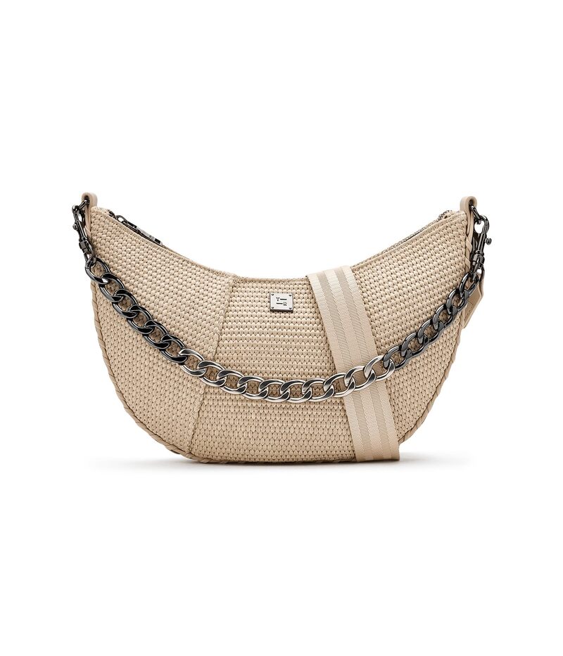 シンクロリン レディース バッグ THINK ROYLN Flirt Cream Raffia クリーム