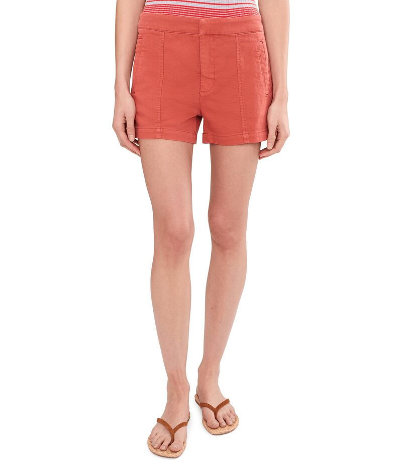 リヴァプール ロサンゼルス レディース ボトムス ハーフパンツ・ショーツ ショートパンツ Liverpoolos Angeles Mid-rise Trouser Shorts With Elastic Back Waistband Red Clay レッド