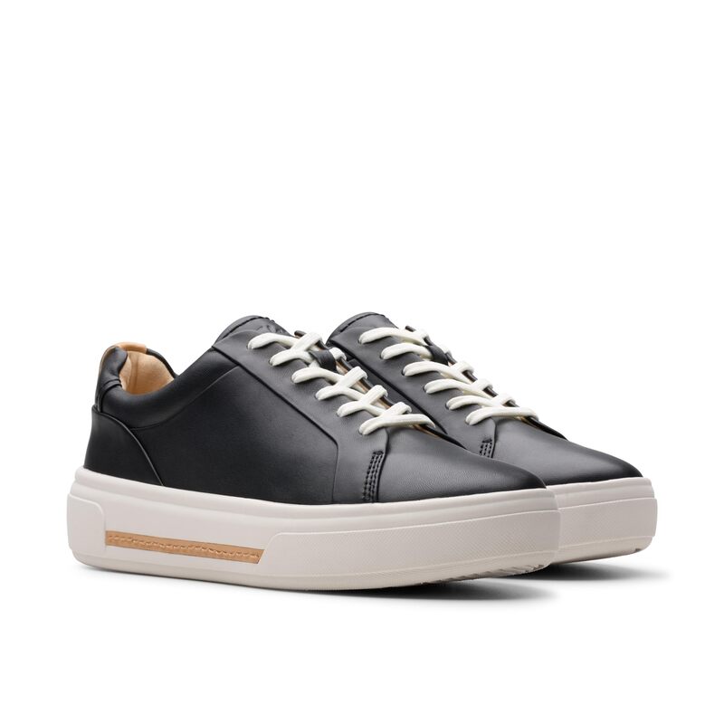 クラークス レディース シューズ スニーカー Clarks Hollyhock Walk Black Leather ブラック 24,708円