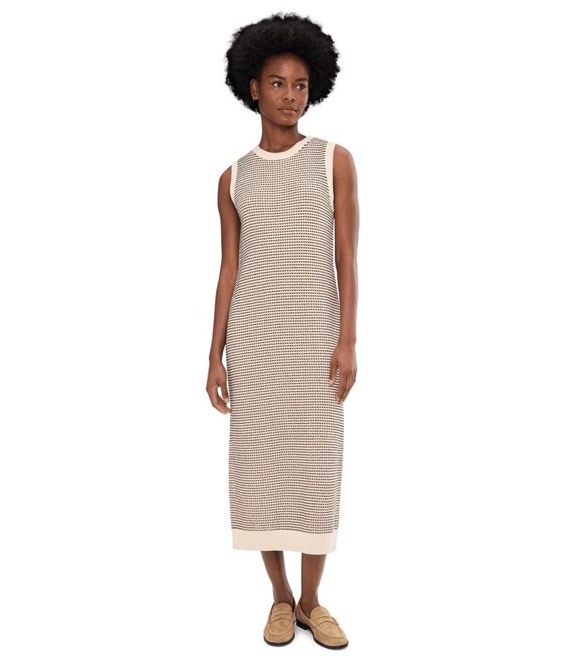 バーレイ レディース トップス ワンピース ニット Varley Sadia Stitch Knit Dress Birch