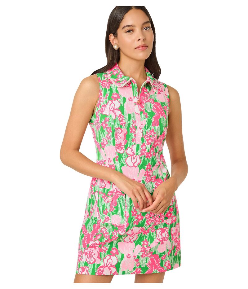 リリーピュリッツァー レディース トップス ワンピース Lilly Pulitzer Kathy Pearl Dress UPF 50+ Puttingreen H グリーン