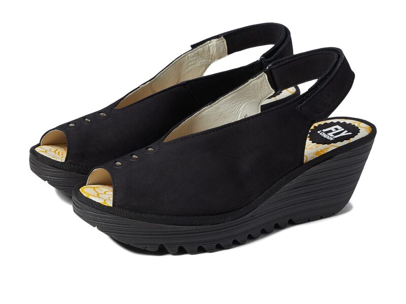 フライロンドン レディース シューズ ヒール FLY LONDON YEAY387FLY Black Cupido ブラック