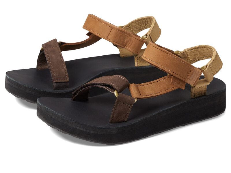 テバ レディース シューズ サンダル なめし革 Teva Midform Universaleather Neutral Multi マルチ色つや