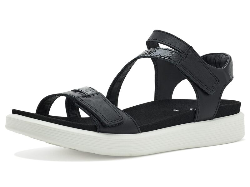 エコー レディース シューズ サンダル ECCO Softhree Strap Black/Black ブラック