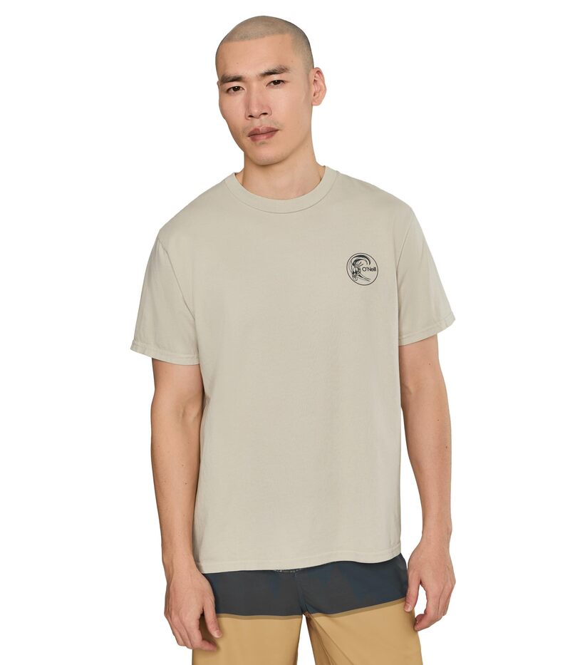 オニール メンズ トップス プルオーバー O\u0027Neill OG Circle Surfer Short Sleeve Tee Light Khaki カーキ