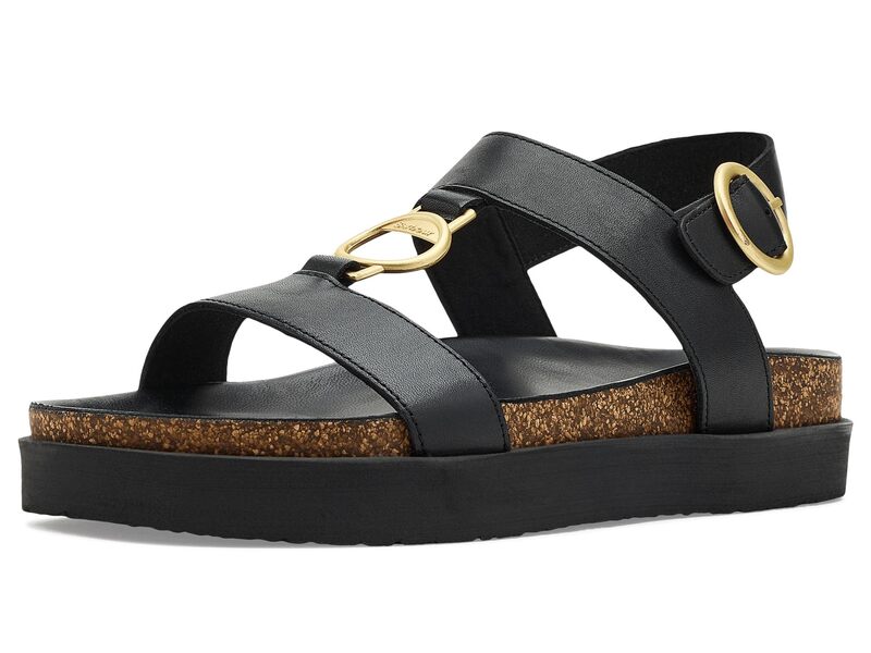 バブアー レディース シューズ 踵 サンダル Barbour Gwen Sandals Black 黒いこと