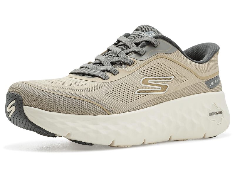 スケッチャーズ メンズ シューズ スニーカー SKECHERS Performance Go Walk Max Cushioning Flex Hands Free Slip-In Taupe トープ