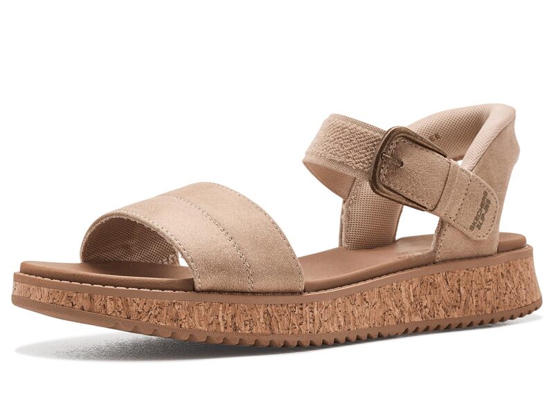 スケッチャーズ レディース シューズ サンダル BOBS from SKECHERS Bobsun Vibe - Be Corky Natural