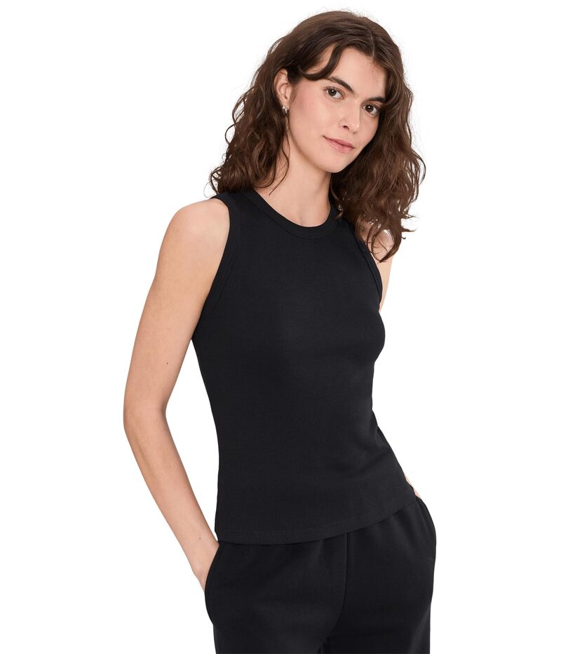 パクト レディース トップス シャツ PACT Perfect Rib Layering Tank Black ブラック