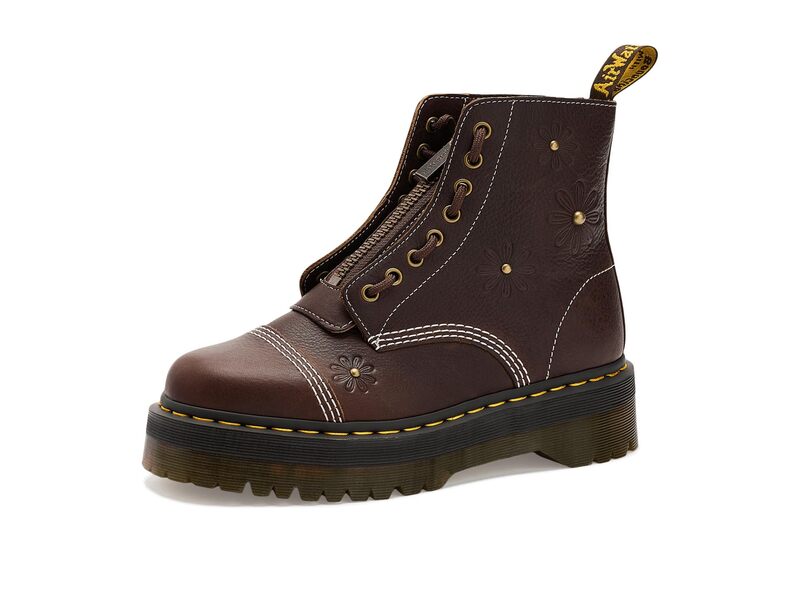 ドクターマーチン レディース シューズ ブーツ・レインブーツ Dr. Martensinclair Flower Dark Brown ブラウン