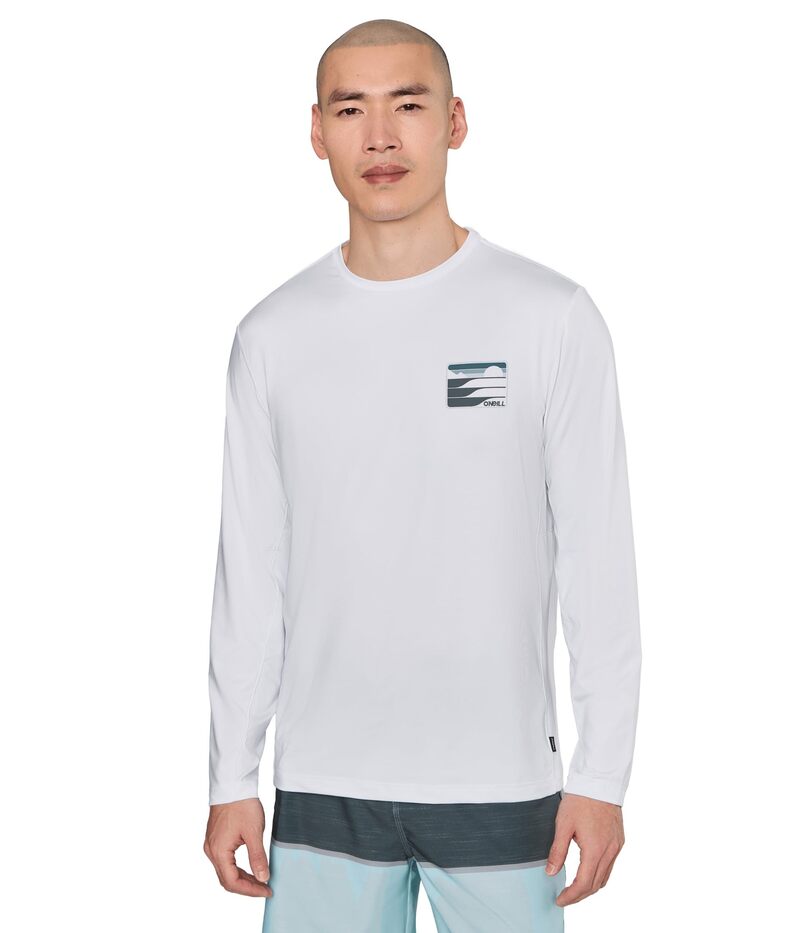オニール メンズ トップス プルオーバー ロゴタイプ O\u0027Neillogo UPF Long Sleeve Tee White 白いこと