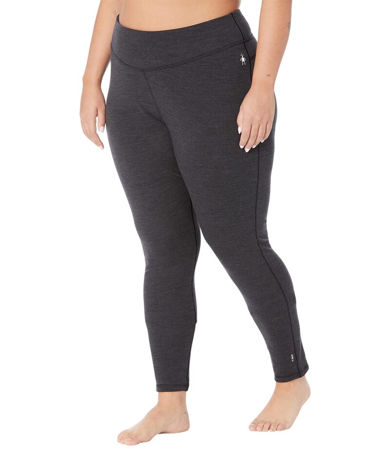 かっこ良い羊毛 レディース ボトムス 心地好いズボン下 つけ加える大きさ Smartwool Plus Classic Thermal Merino Base Layer Bottom Charcoal Heathe 濃灰色