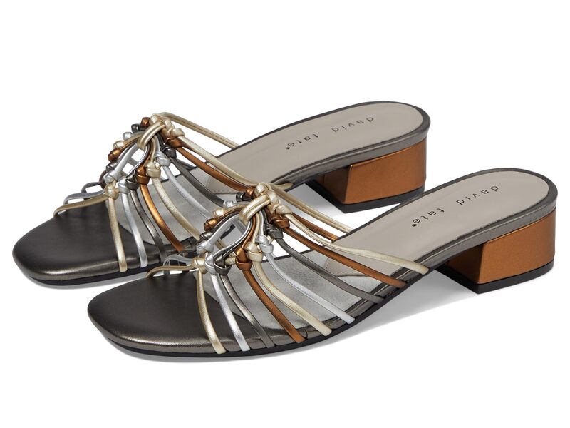 ダイビッドテイト レディース シューズ ヒール David Tatexcellent Metallic Multi メタリック